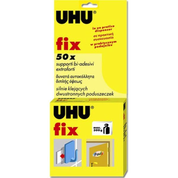 Αυτοκόλλητα διπλής όψης UHU Fix