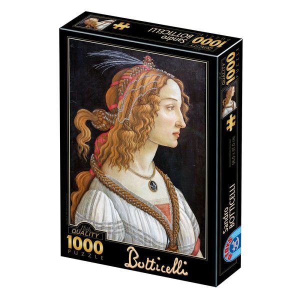 παζλ Botticelli Sandro : Idealised Portrait of a Lady 1000pcs