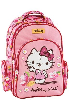 Σακίδιο πλάτης πολυθεσιακό Hello Kitty ροζ Graffiti 178211