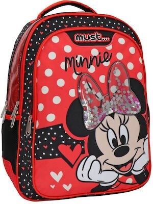 Must Minnie Σχολική Τσάντα Πλάτης Δημοτικού σε Κόκκινο χρώμα 000563420
