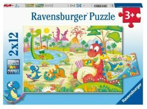 Puzzle: Δεινόσαυροι 2x12pcs 05246 Ravensburger